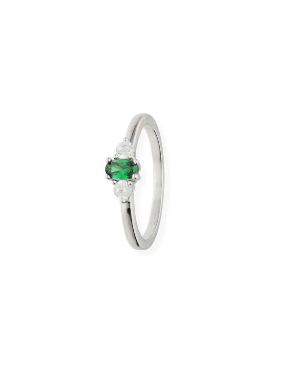 Zirkonia Ring Silber 925 - Colorstone von Carat