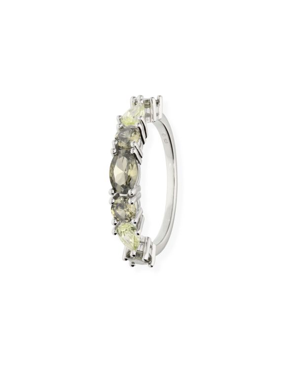 Zirkonia Ring Silber 925 - Colorstone von Carat