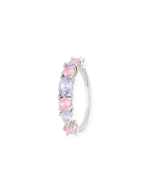 Zirkonia Ring Silber 925 - Colorstone von Carat