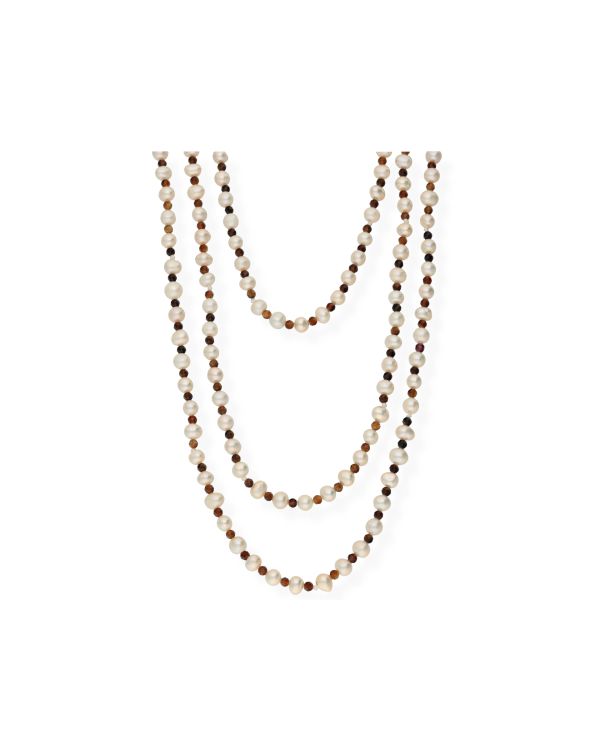 Sautoir Perles, Tourmaline Perle, Pierre Véritable - Pearls, Genuine Stone de Carat