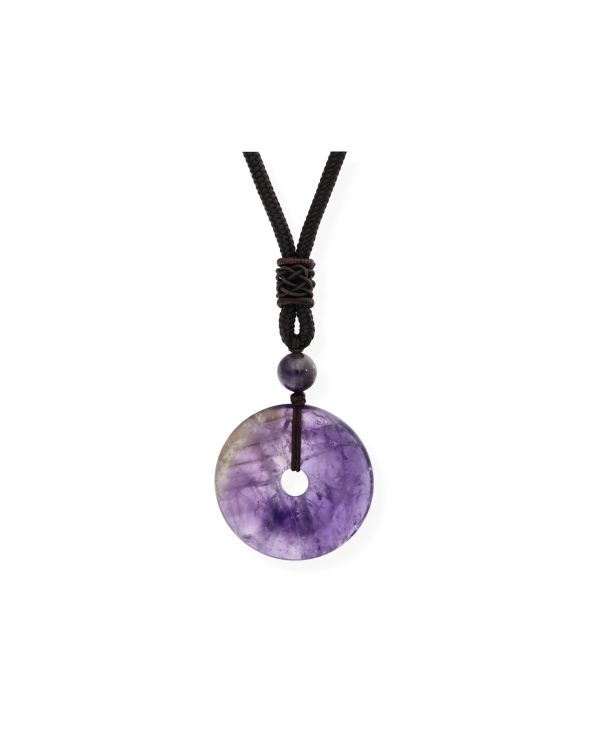 Sautoir Améthyste Pierre Véritable - Genuine Stone de Carat
