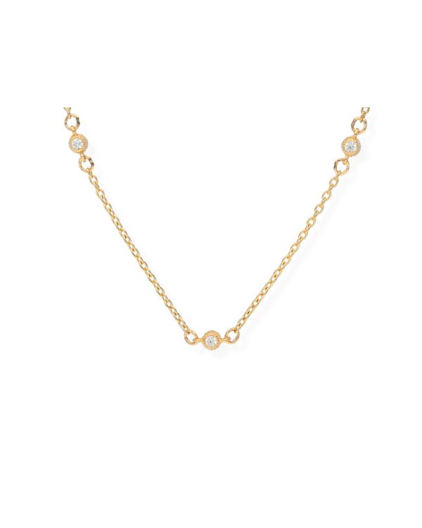 Collier Zirconia Or 18 ct - Style de Carat