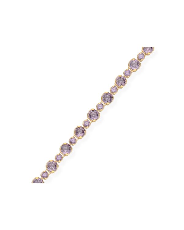 Zirkonia Armband Silber 925 - Colorstone von Carat