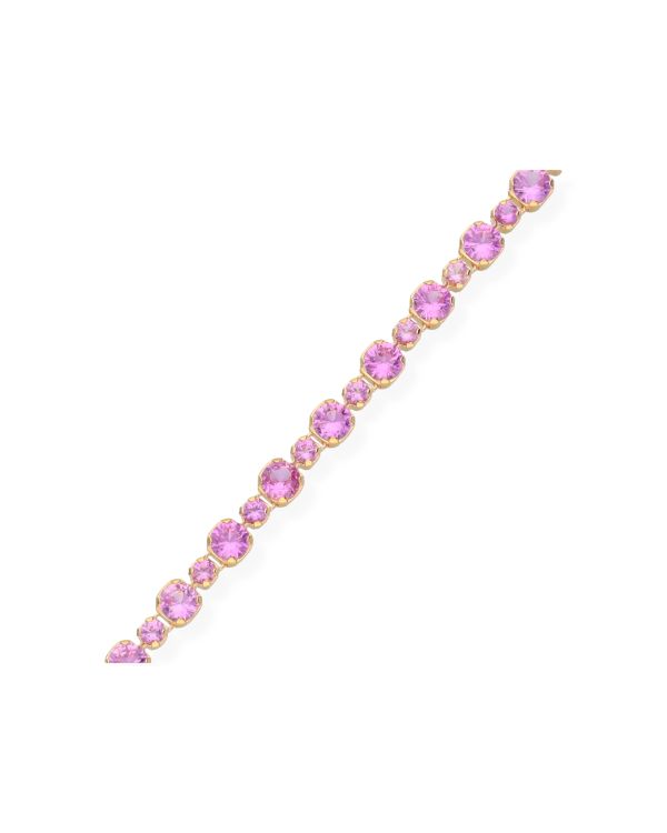 Bracelet Zirconia Argent 925 - Colorstone de Carat