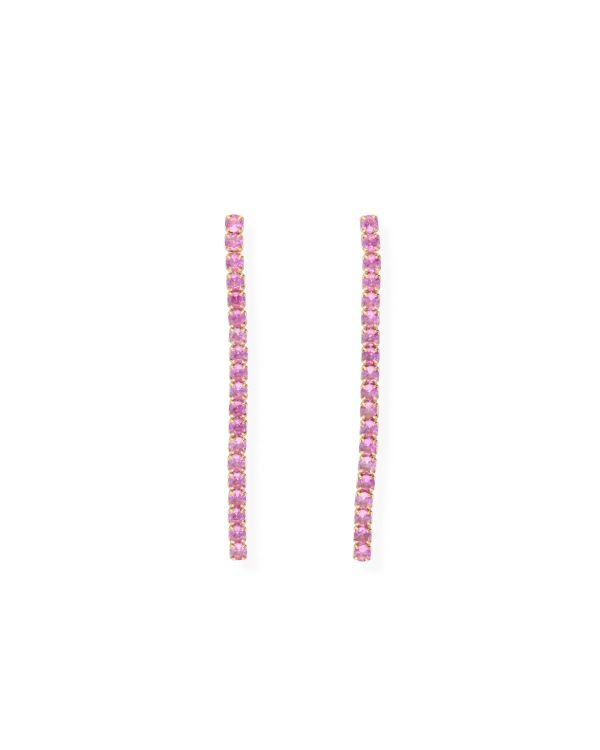 Pendants d'oreilles Zirconia Argent 925 - Colorstone de Carat