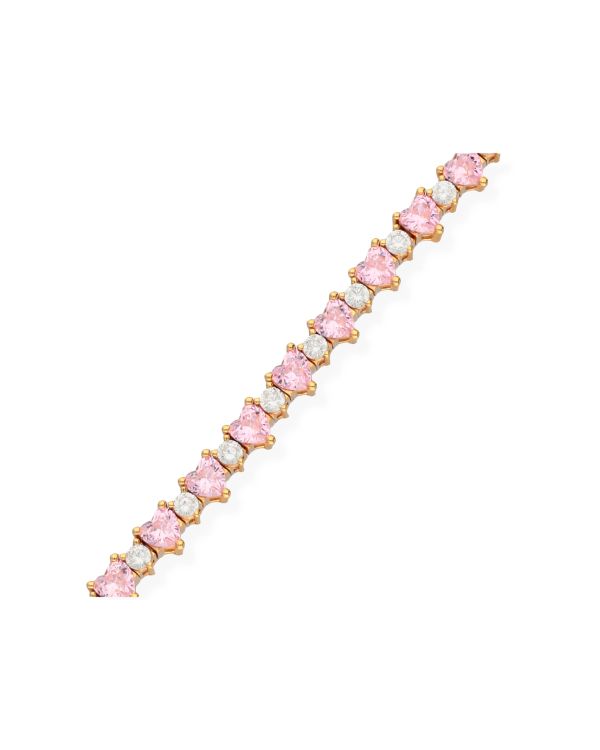 Zirkonia Armband Silber 925 - Colorstone von Carat