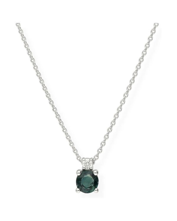 Collier Saphir, Diamant Or 18 ct - Colorstone de Carat