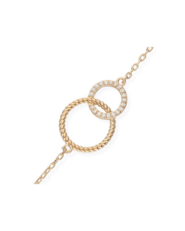 Zirkonia Armband Messing Plaqué - Style von Carat
