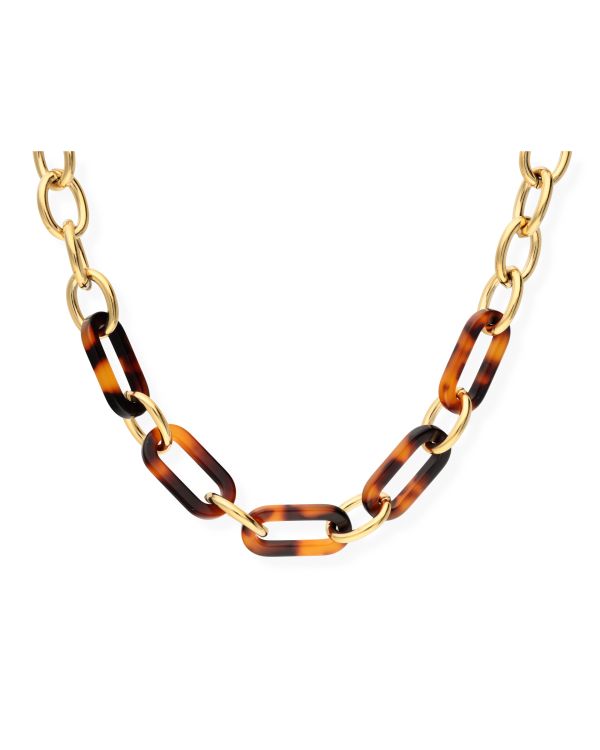 Acetat Halskette Edelstahl - Colorstone von Carat