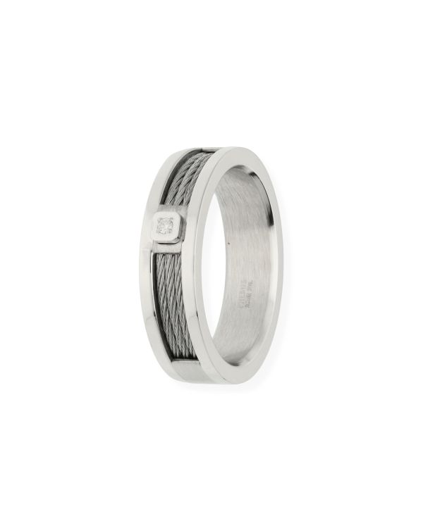 Diamant Ring Edelstahl - Men's Classic Diamond von Carat Men
