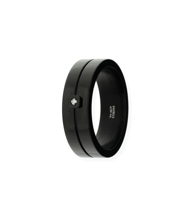 Diamant Ring Edelstahl - Men's Classic Diamond von Carat Men