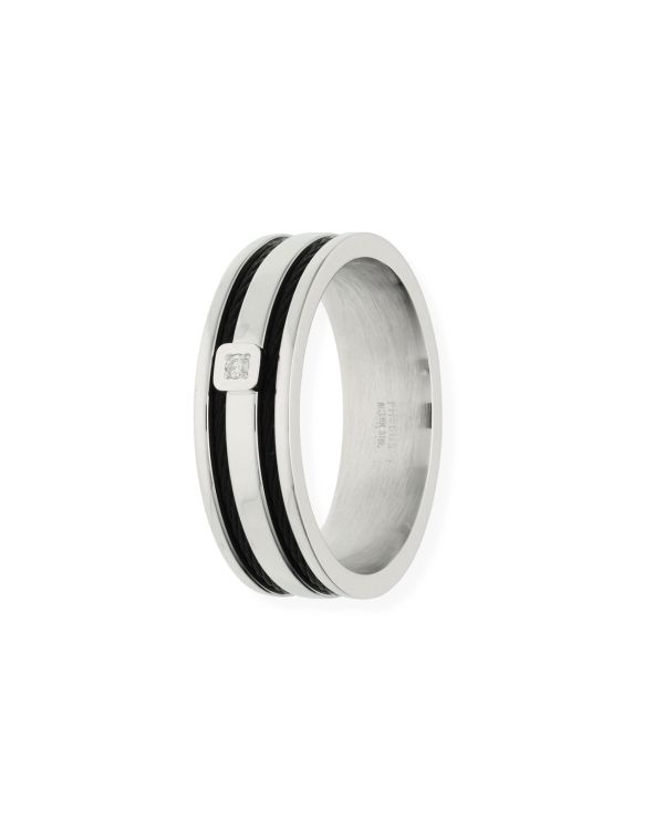 Diamant Ring Edelstahl - Men's Classic Diamond von Carat Men
