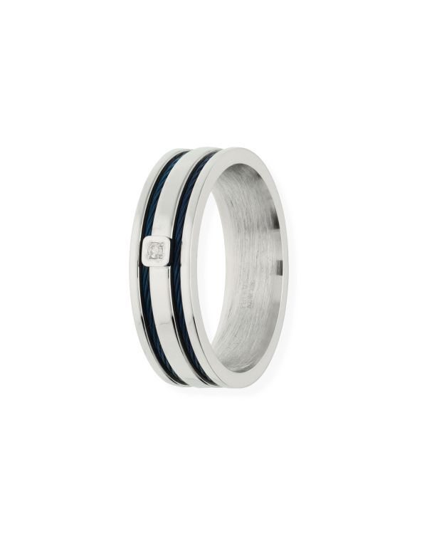Diamant Ring Edelstahl - Men's Classic Diamond von Carat Men