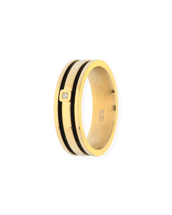 Diamant Ring Edelstahl - Men's Classic Diamond von Carat Men