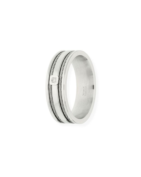 Diamant Ring Edelstahl - Men's Classic Diamond von Carat Men