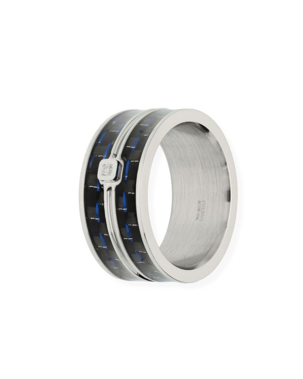 Diamant Ring Edelstahl - Men's Classic Diamond von Carat Men