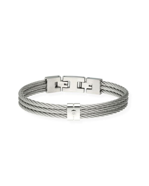 Diamant Armband Edelstahl - Men's Classic Diamond von Carat Men