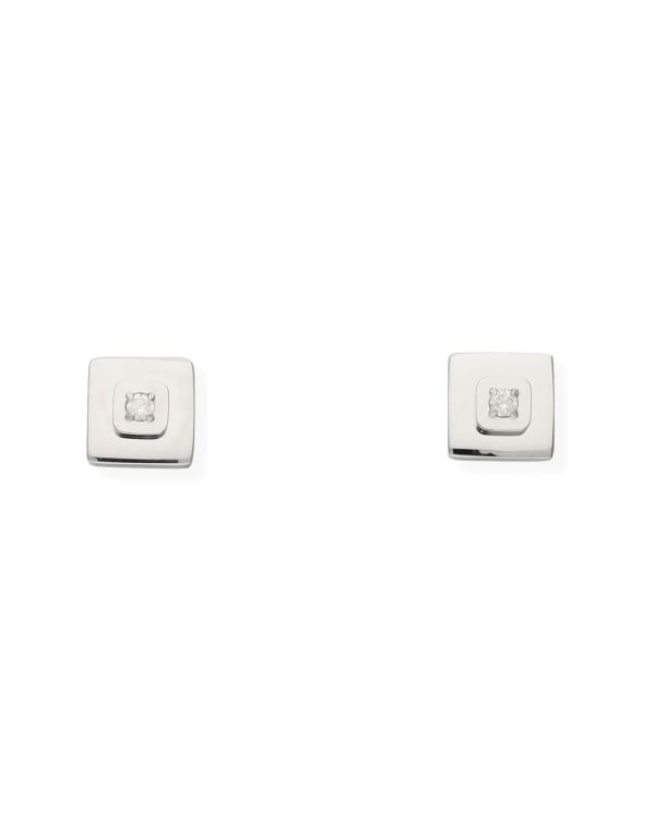 Boucle d'oreille Diamant Acier inoxydable - Men's Classic Diamond de Carat Men
