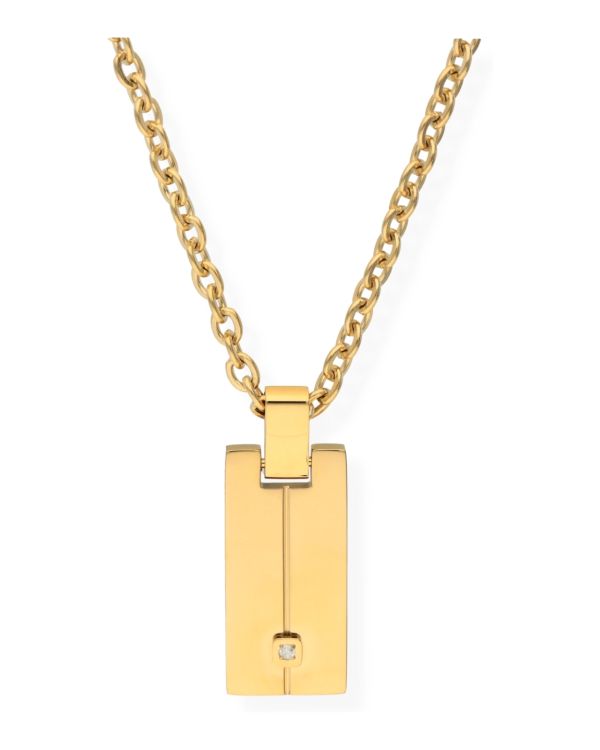 Diamant Halskette Edelstahl - Men's Classic Diamond von Carat Men