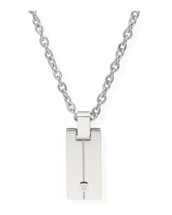 Diamant Halskette Edelstahl - Men's Classic Diamond von Carat Men