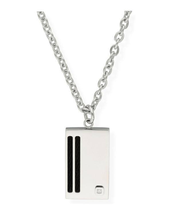 Diamant Halskette Edelstahl - Men's Classic Diamond von Carat Men