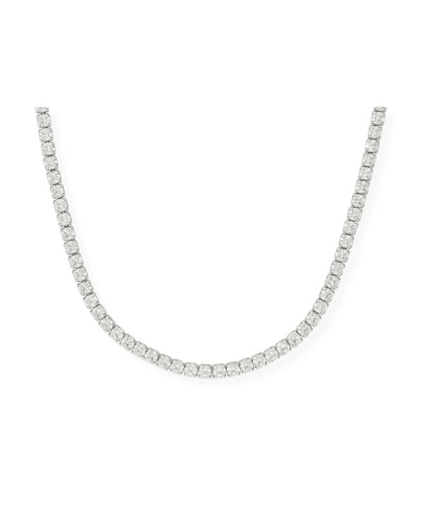 Zirkonia Halskette Silber 925 - Tennis von Carat
