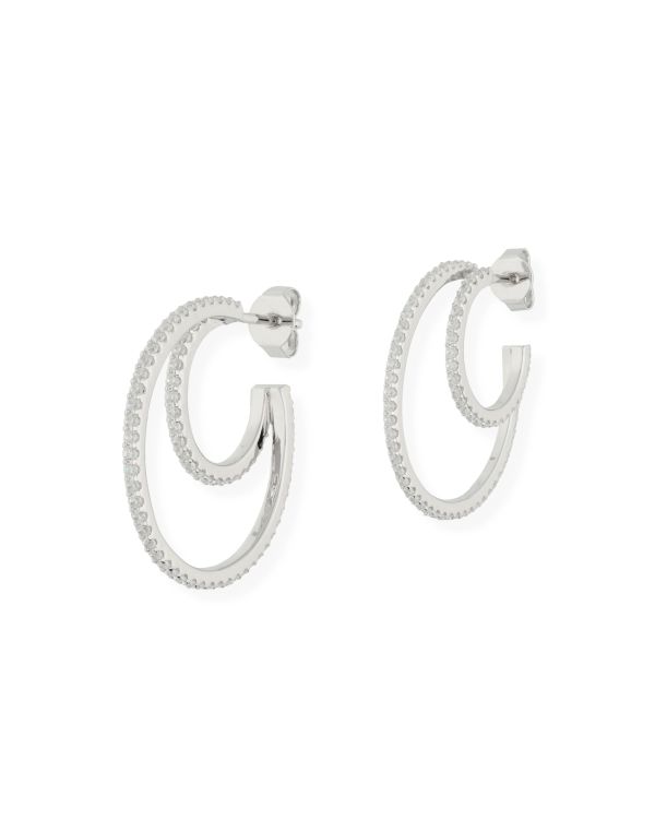 Zirkonia Creolen Silber 925 - Style von Carat