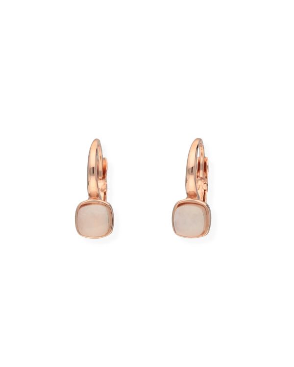 Pendants d'oreilles Pierre de Lune Argent 925 - Colorstone de Carat