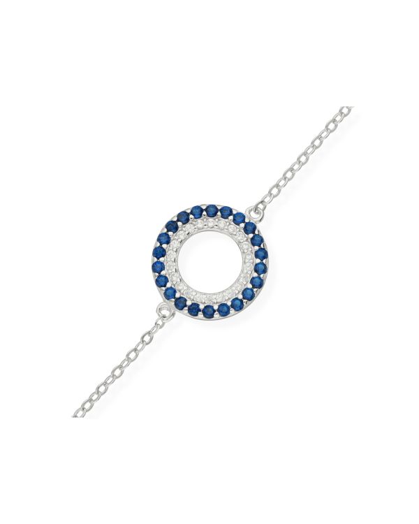 Bracelet Zirconia Argent 925 - Colorstone de Carat
