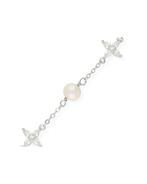 Bracelet Perles, Zirconia Argent 925 - Pearls de Carat
