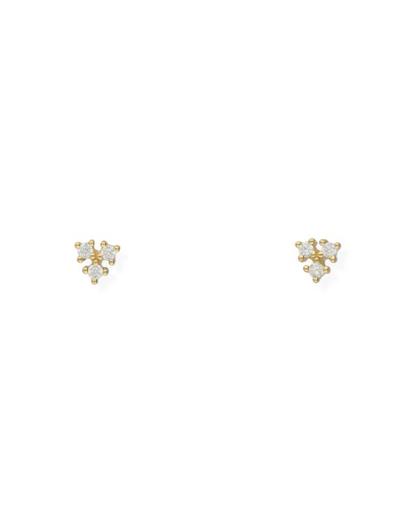 Clous d'oreilles Zirconia Argent 925 - Style de Carat