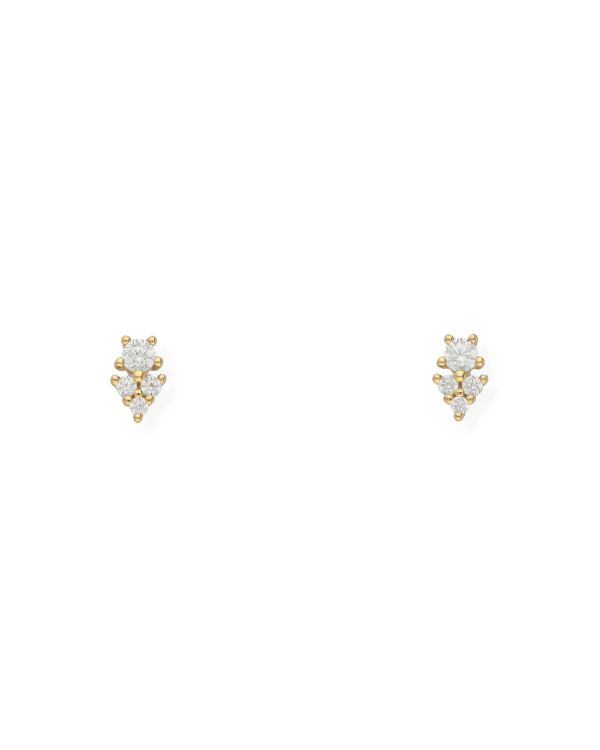 Clous d'oreilles Zirconia Argent 925 - Style de Carat