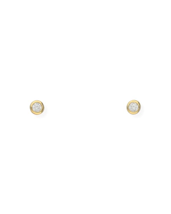 Clous d'oreilles Zirconia Argent 925 - Style de Carat