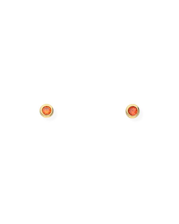 Clous d'oreilles Zirconia Argent 925 - Colorstone de Carat