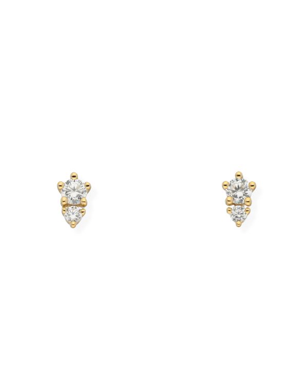 Clous d'oreilles Zirconia Argent 925 - Style de Carat