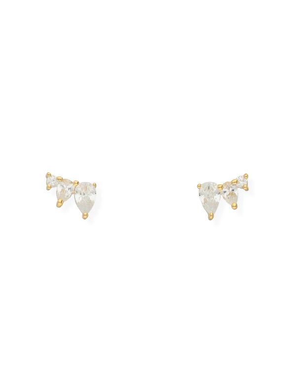 Clous d'oreilles Zirconia Argent 925 - Style de Carat