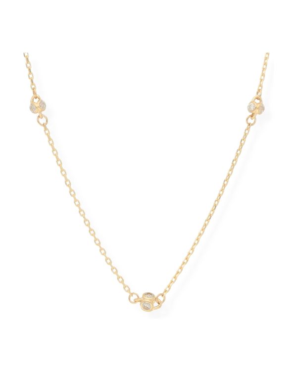 Collier Zirconia Or 9 ct - Style de Carat