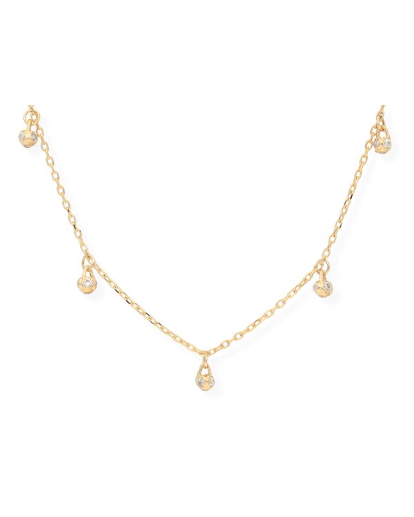 Collier Zirconia Or 9 ct - Style de Carat