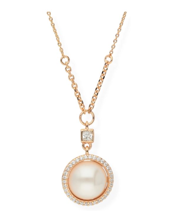 Collier Nacre, Zirconia Argent 925 - Colorstone de Carat