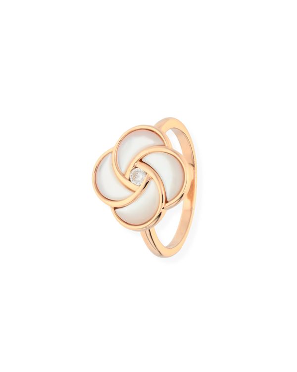 Bague Nacre, Zirconia Argent 925 - Colorstone de Carat