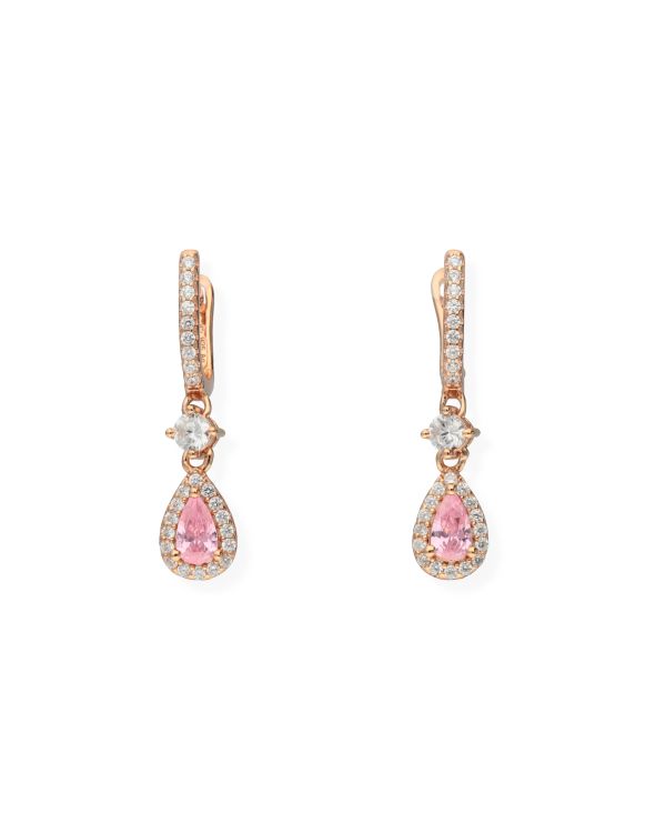 Créoles Zirconia Argent 925 - Colorstone de Carat