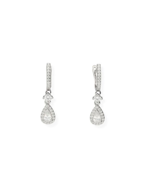 Créoles Zirconia Argent 925 - Style de Carat