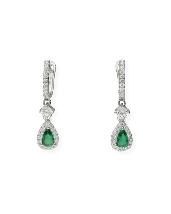 Créoles Spinelle, Zirconia Argent 925 - Colorstone de Carat