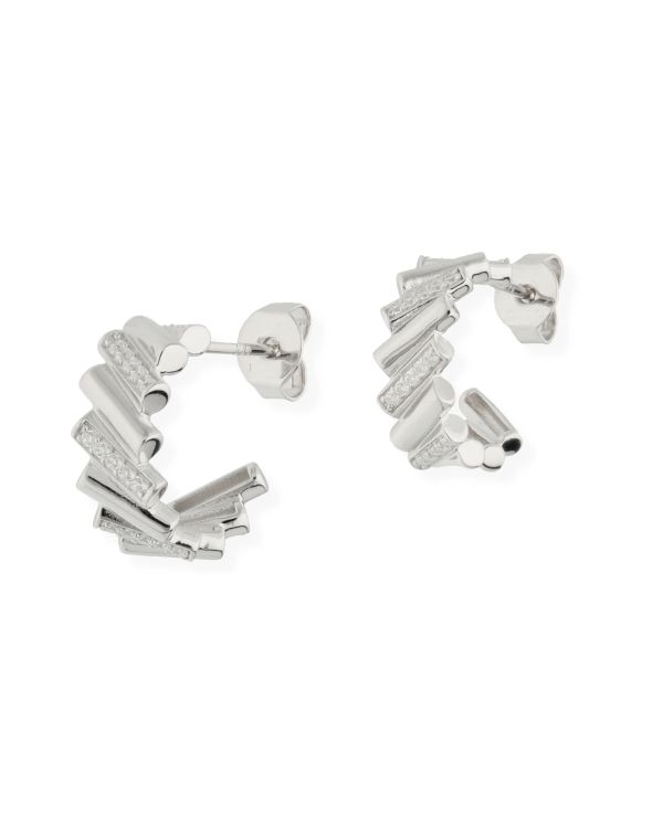 Créoles Zirconia Argent 925 - Style de Carat