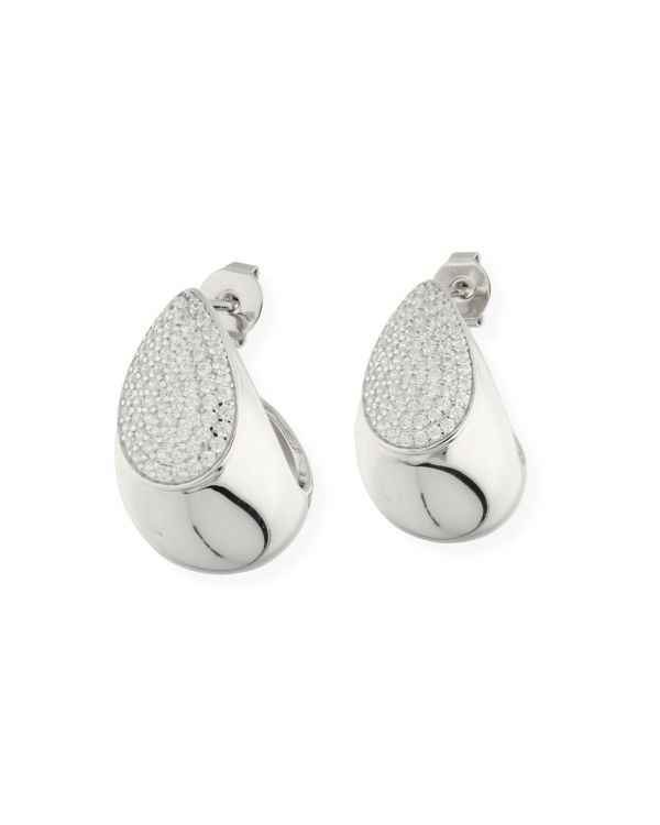 Créoles Zirconia Argent 925 - Style de Carat