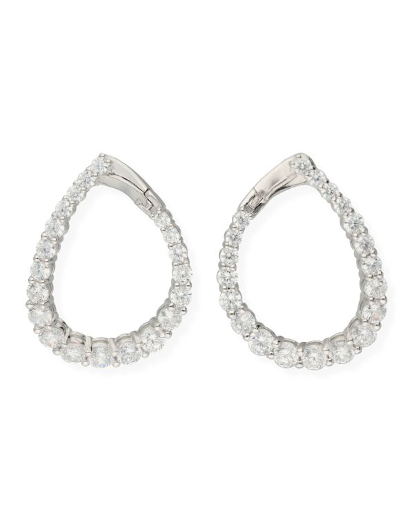 Créoles Zirconia Argent 925 - Style de Carat