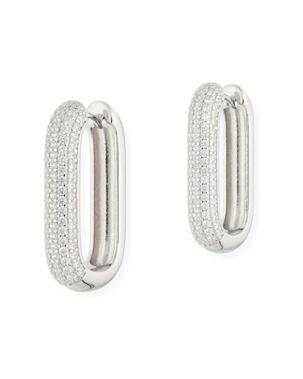 Zirkonia Creolen Silber 925 - Style von Carat