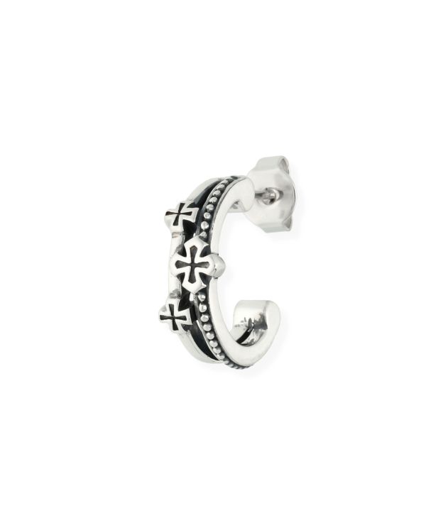 Einzelohrstecker Silber 925 - Cool von Carat Men