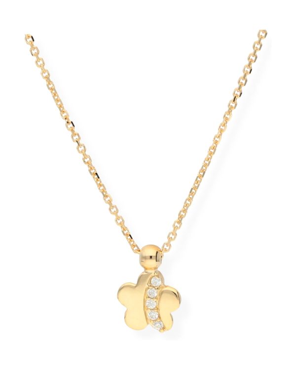 Collier Zirconia Or 9 ct - Motifs de Carat