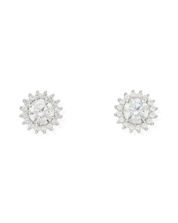 Clous d'oreilles Zirconia Or 9 ct - Solitaire de Carat